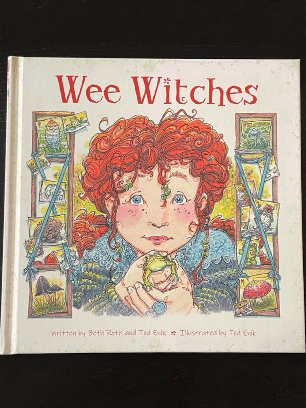 🩵4/$20 Wee Witches Illustrated Children’s Book - Red Hair, Blue Accents